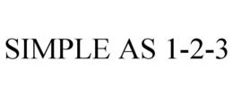 SIMPLE AS 1-2-3 trademark