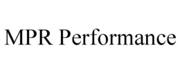 MPR PERFORMANCE trademark