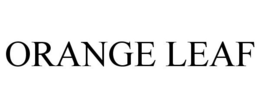 ORANGE LEAF trademark
