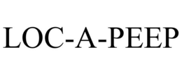 LOC-A-PEEP trademark