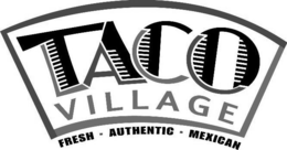 TACO VILLAGE FRESH AUTHENTIC MEXICAN trademark