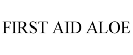FIRST AID ALOE trademark