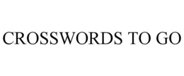CROSSWORDS TO GO trademark