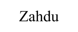 ZAHDU trademark