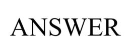 ANSWER trademark