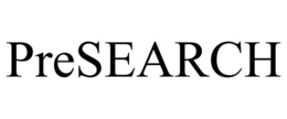 PRESEARCH trademark