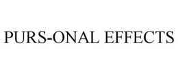 PURS-ONAL EFFECTS trademark