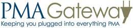PMA GATEWAY KEEPING YOU PLUGGED INTO EVERYTHING PMA trademark