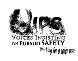 VIPS VOICES INSISTING ON PURSUITSAFETY WORKING FOR A SAFER WAY POL trademark