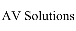 AV SOLUTIONS trademark
