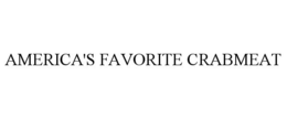 AMERICA'S FAVORITE CRABMEAT trademark