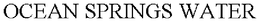 OCEAN SPRINGS WATER trademark