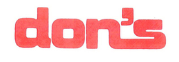 DON'S trademark
