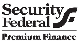 SECURITY FEDERAL PREMIUM FINANCE SF trademark