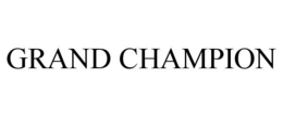 GRAND CHAMPION trademark