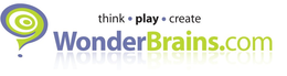 ? WONDERBRAINS.COM THINK PLAY CREATE trademark