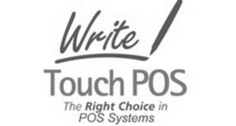 WRITE TOUCH POS THE RIGHT CHOICE IN POS SYSTEMS trademark