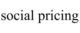 SOCIAL PRICING trademark