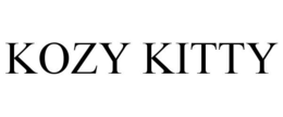 KOZY KITTY trademark