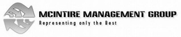 MCINTIRE MANAGEMENT GROUP REPRESENTING ONLY THE BEST trademark