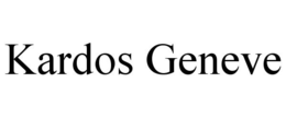 KARDOS GENEVE trademark