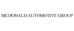 MCDONALD AUTOMOTIVE GROUP trademark