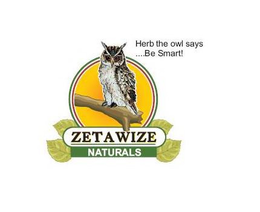 HERB THE OWL SAYS ... BE SMART! ZETAWIZE NATURALS trademark