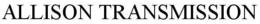 ALLISON TRANSMISSION trademark