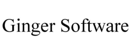 GINGER SOFTWARE trademark
