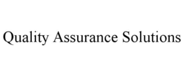 QUALITY ASSURANCE SOLUTIONS trademark