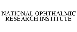 NATIONAL OPHTHALMIC RESEARCH INSTITUTE trademark