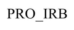 PRO_IRB trademark