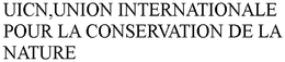 UICN,UNION INTERNATIONALE POUR LA CONSERVATION DE LA NATURE trademark