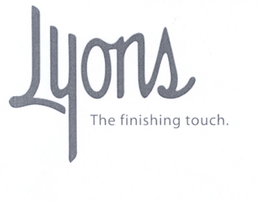 LYONS THE FINISHING TOUCH & DESIGN trademark