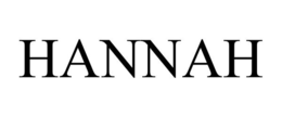 HANNAH trademark