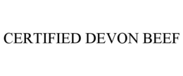 CERTIFIED DEVON BEEF trademark