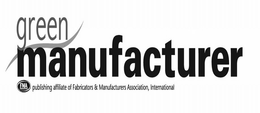 GREEN MANUFACTURER FMA COMMUNICATIONS PUBLISHING AFFILIATE OF FABRICATORS & MANUFACTURERS ASSOCIATION, INTERNATIONAL trademark