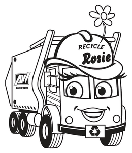 RECYCLE ROSIE AW ALLIED WASTE trademark