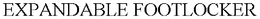 EXPANDABLE FOOTLOCKER trademark