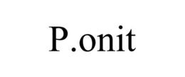 P.ONIT trademark