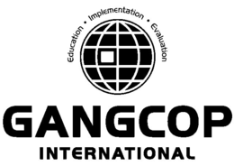 GANGCOP INTERNATIONAL EDUCATION · IMPLEMENTATION · EVALUATION trademark