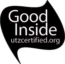 GOOD INSIDE UTZCERTIFIED.ORG trademark