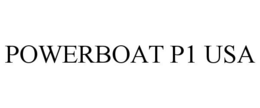 POWERBOAT P1 USA trademark