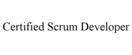 CERTIFIED SCRUM DEVELOPER trademark