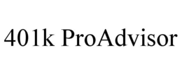 401K PROADVISOR trademark