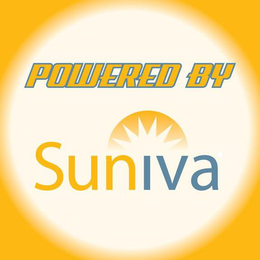 POWERED BY SUNIVA trademark