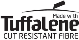 TUFFALENE CUT RESISTANT FIBRE MADE WITH trademark