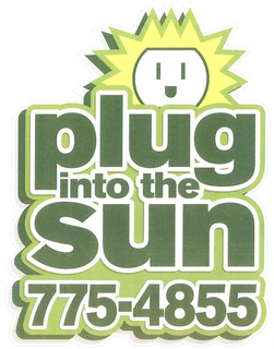 PLUG INTO THE SUN 775-4855 trademark