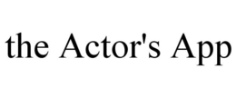 THE ACTOR'S APP trademark