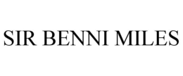 SIR BENNI MILES trademark
